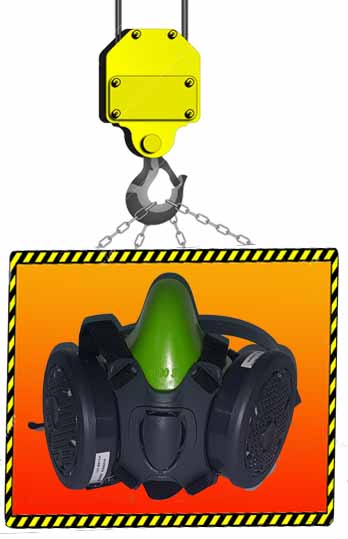 M010 - 
Leather muzzle with 2 filters
